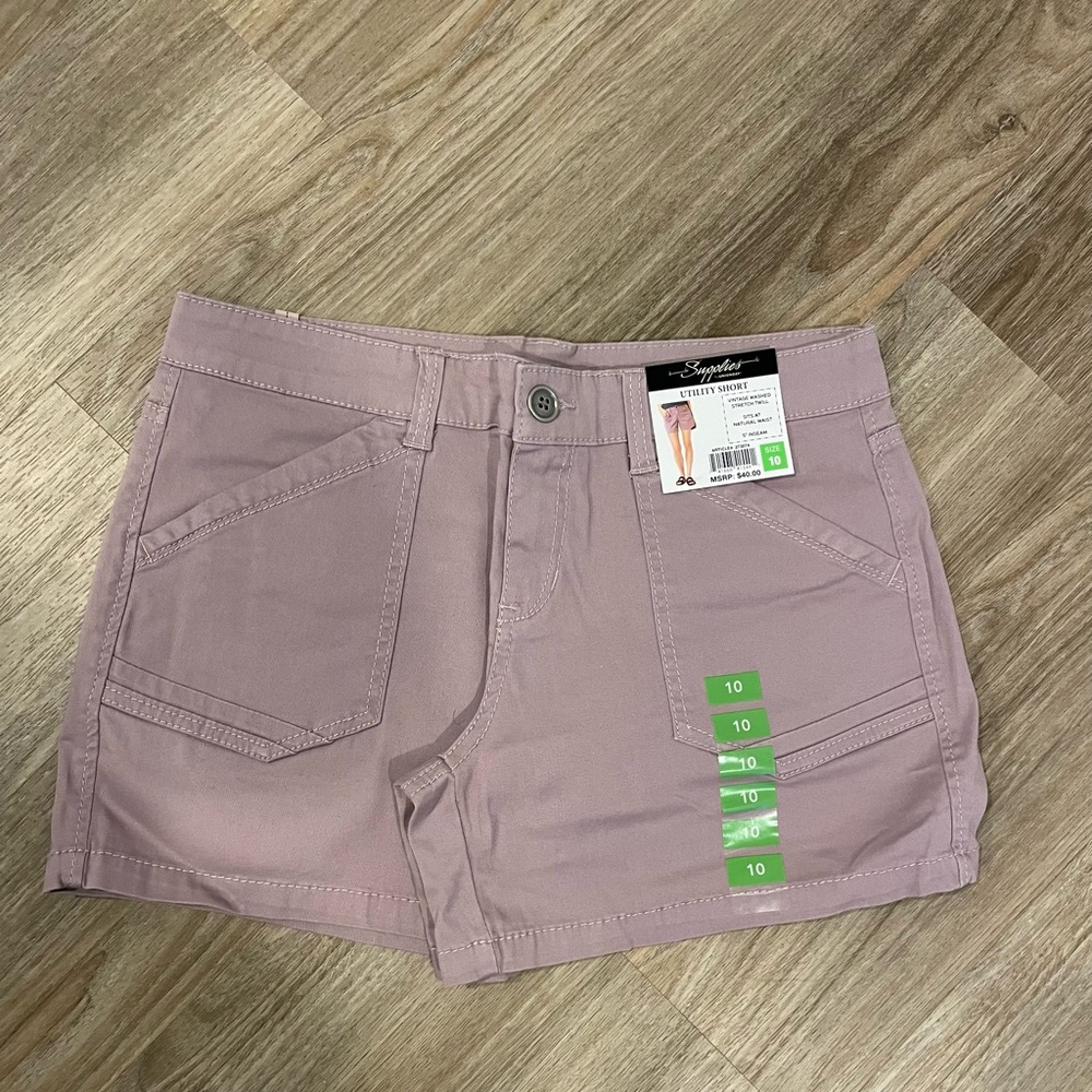 Purple shorts